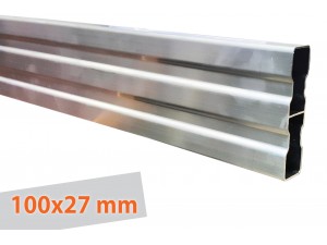Aluminiowy Profil deski plandeki 100x27 mm